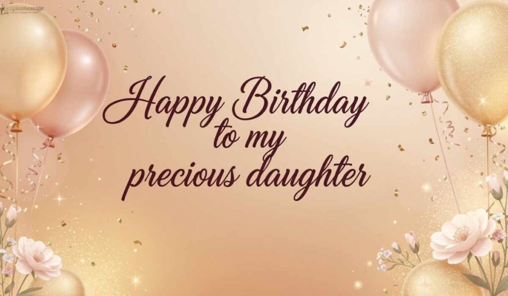 Blessing Birthday Messages for Daughter