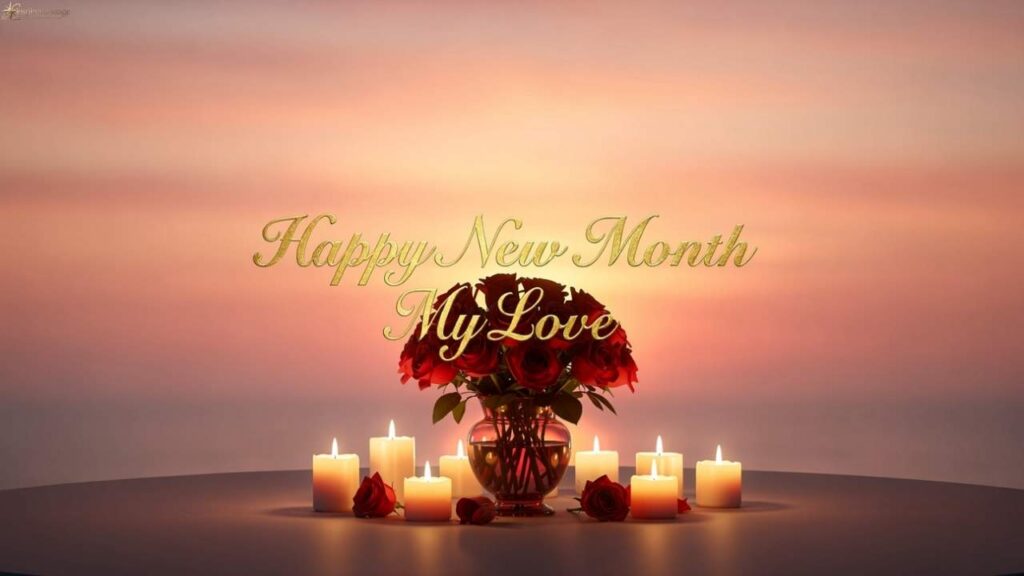Happy New Month Message to My Love Far Away
