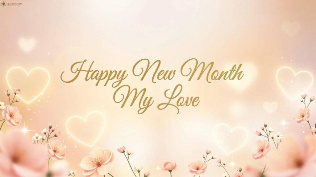 Happy New Month Message to My Lovely Friend