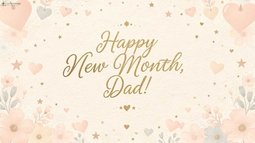Happy New Month Messages For Dad From Son And Daughter