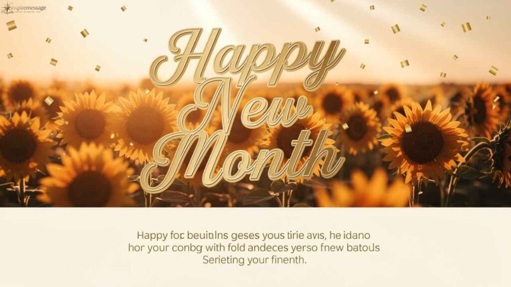Happy New Month Messages for Brother