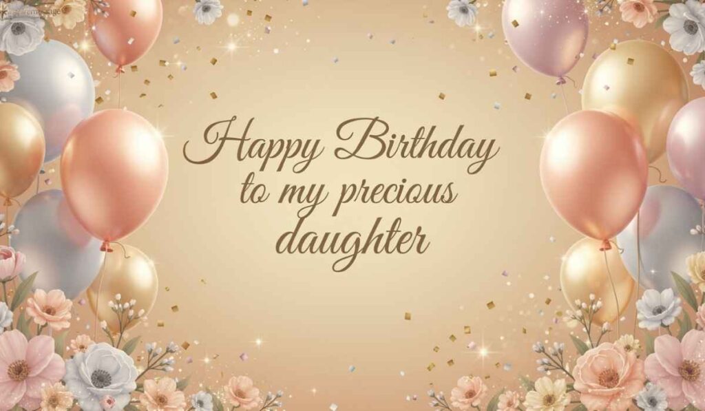 Heartfelt Birthday Greetings for Daughter