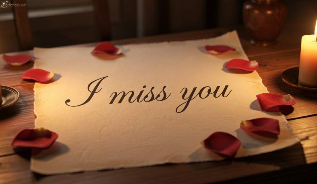 I Miss You Message for Him to Make Him Smile