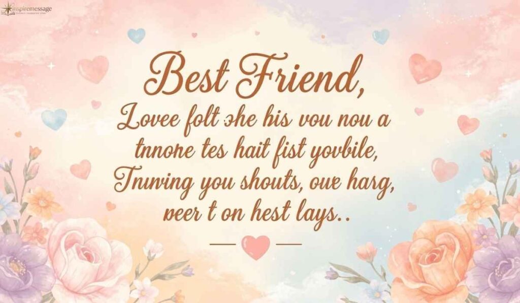 Love Messages to My Best Friend (Boy Best Friend)
