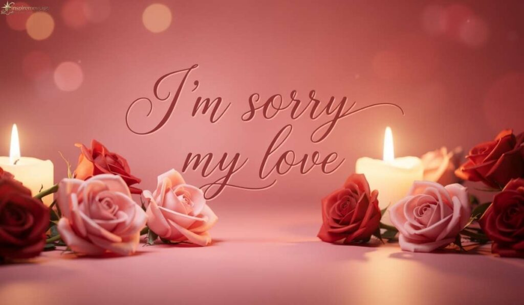 Romantic Apology Messages For Love In English