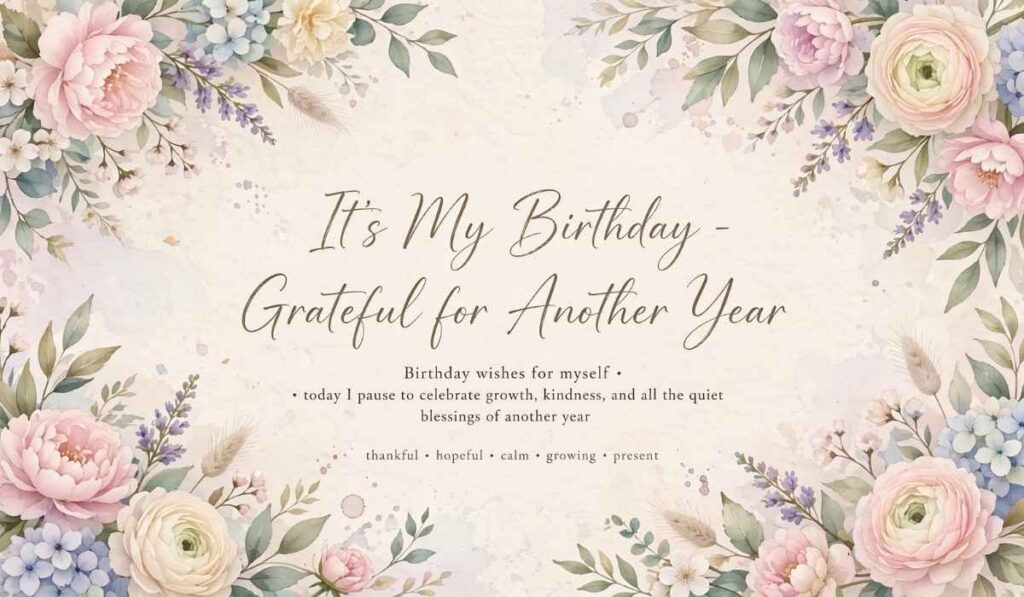 Birthday Wishes and Messages for Myself