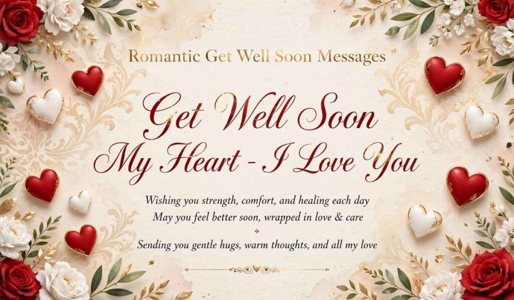 Short Romantic Get Well Soon Messages