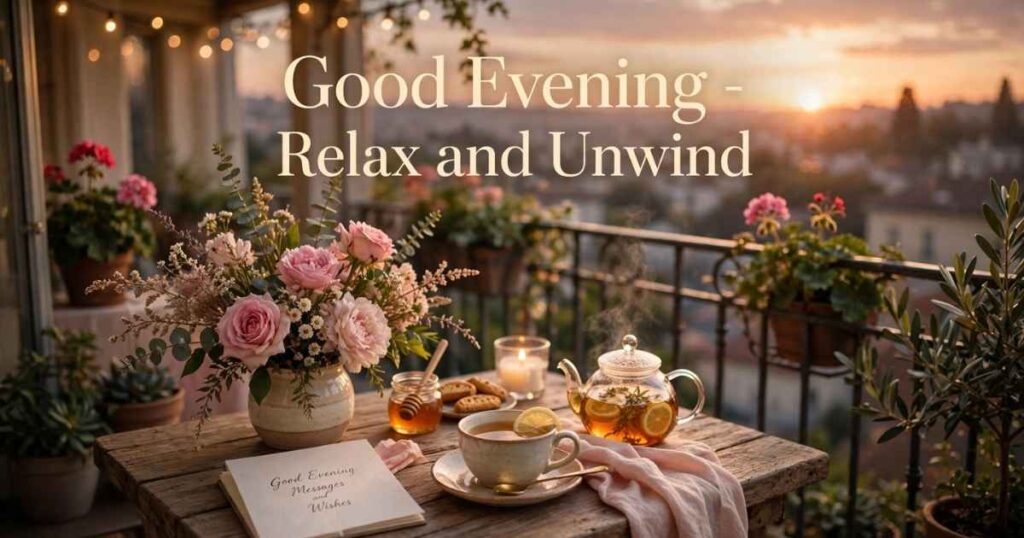 Good Evening, Blessings & Positive Evening Wishes