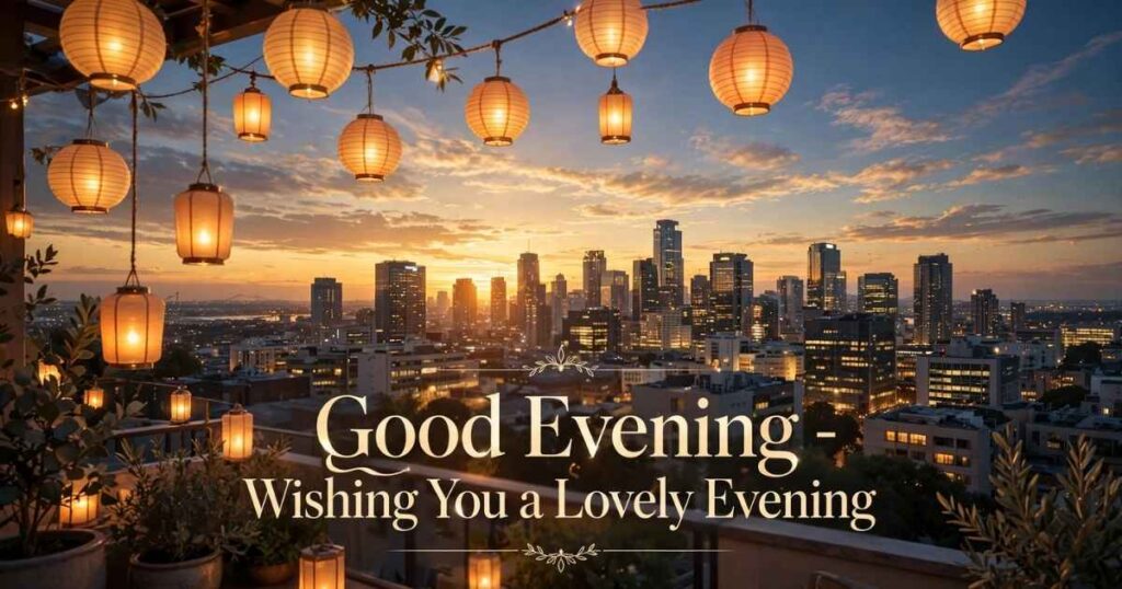 Romantic Good Evening Messages for Him