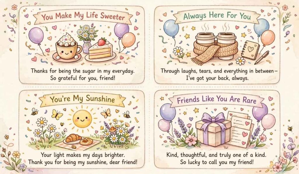 Short Sweet Messages for Friend
