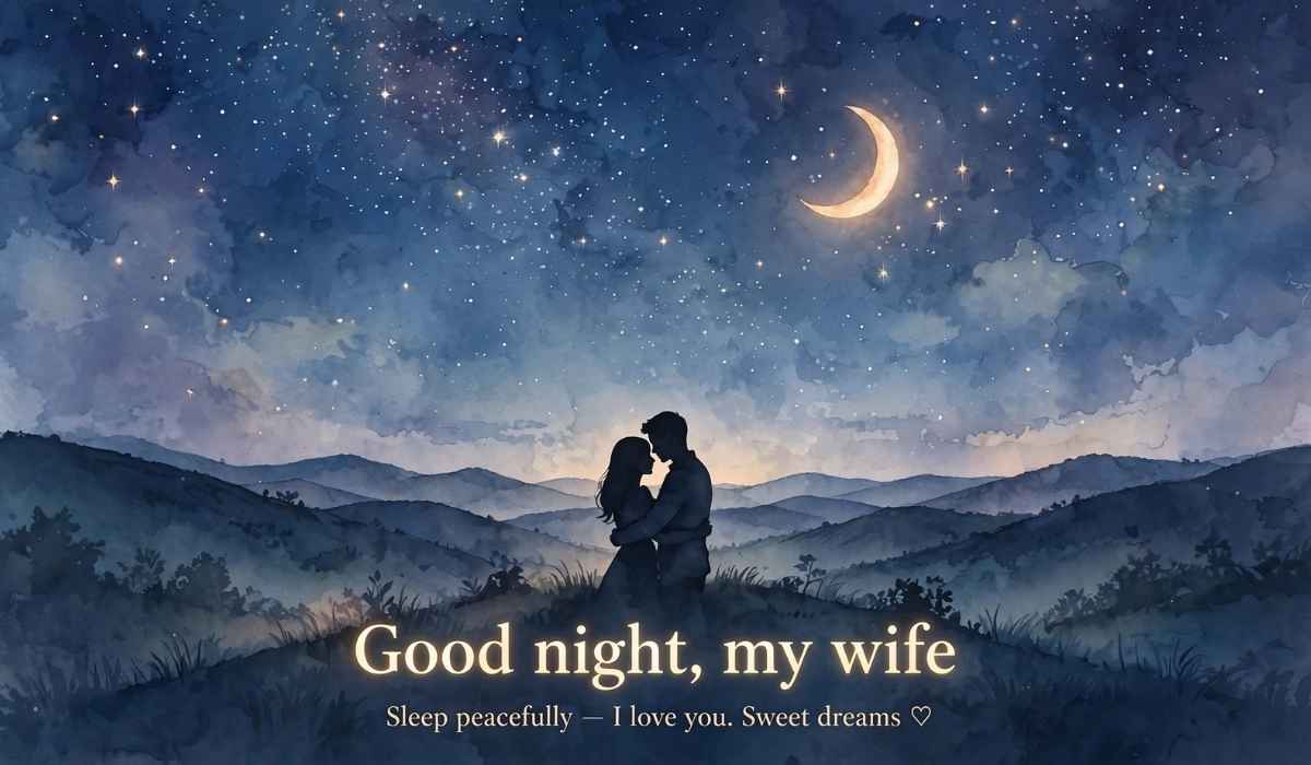 225+ Good Night Messages for Wife – Sweet, Romantic & Heartfelt Wishes 